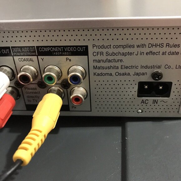 Panasonic DVD-S25U DVD/CD Player  Fully Tested Video Progressive Scan *No Remote - Picture 8 of 11